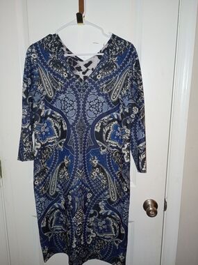 Women's Reversible V-Neck Dress